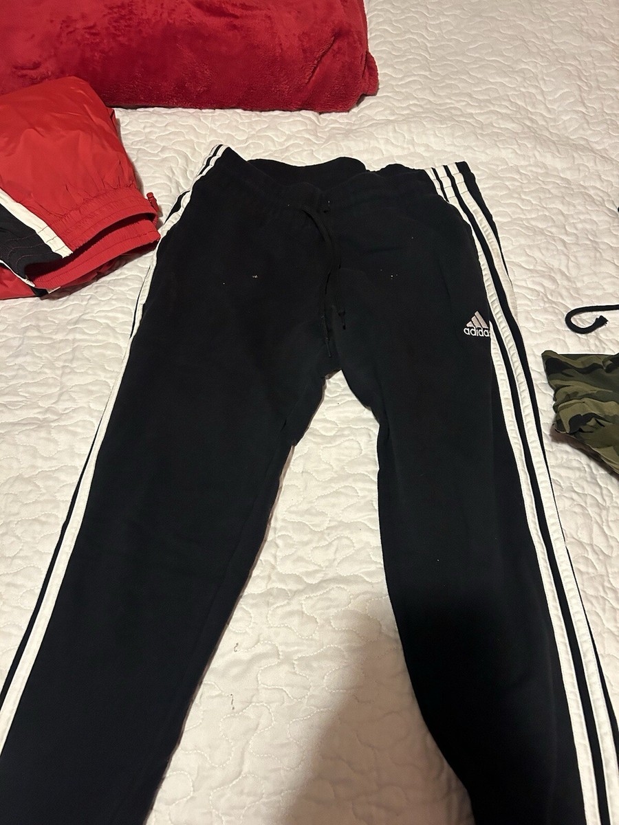 Adidas Women's 3-Stripes Essentials Pant Size Medium Black
