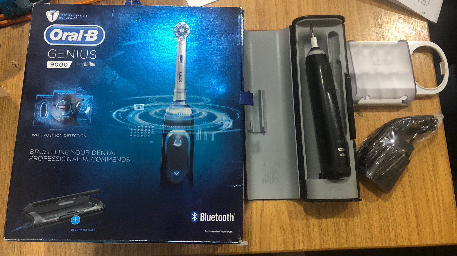 Oral B Genius 9000 Rechargeable Electric Toothbrush Black For Sale Online Ebay