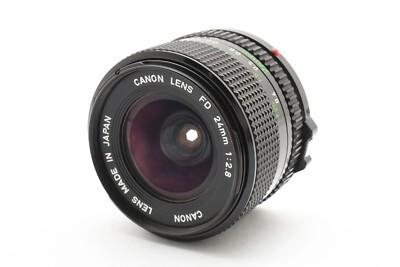 【◯マーク】動作◎ Canon FD 24mm F2.8 S.S.C 576 Canon FD 24mm F/2.8 S.S.C. | LENS-DB.COM