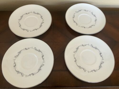 Royal Doulton CORONET English Bone China 4 Coffee Cups and Saucers (HOW-35A) - Picture 3 of 8