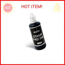 iMARK Premium Refill Ink for Self-Inking Stamps, Daters and Stamp Pads 2 oz, Bl