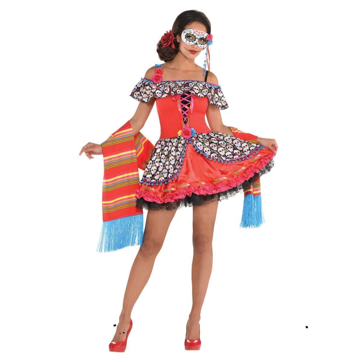 Disfraz Calavera de Azúcar Día de los Muertos para mujer - s