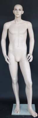 MANNEQUINSSHOP 5 ft 7 in Small Size Male Mannequin Skin tone Face Makeup for WWI Uniform CB19FT