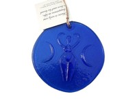 Goddess Suncatcher Cobalt Blue 100% Recycled Glass - Made In Usa on sale Goddess Suncatcher Cobalt Blue 100% Recycled Glass - Made In Usa on sale