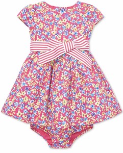 ralph lauren floral fit and flare dress