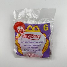 2000 McDonald's Happy Meal Toy Finger Board Toy Skateboard with Clip Toy 6
