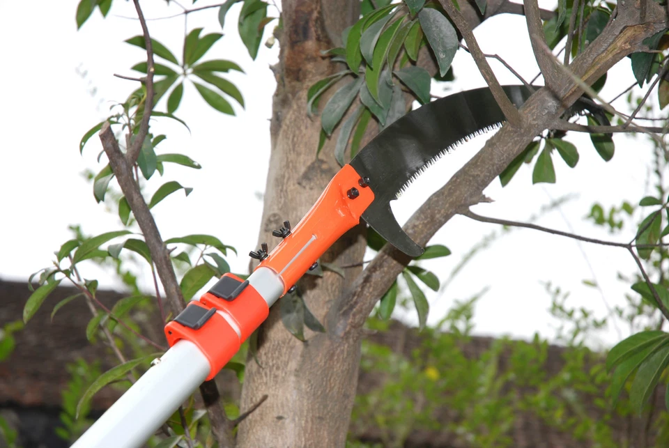 4.5m Telescopic Pole Pruner Saw Pruning Cutter Steel  Extendable Color Random - image 2 of 4
