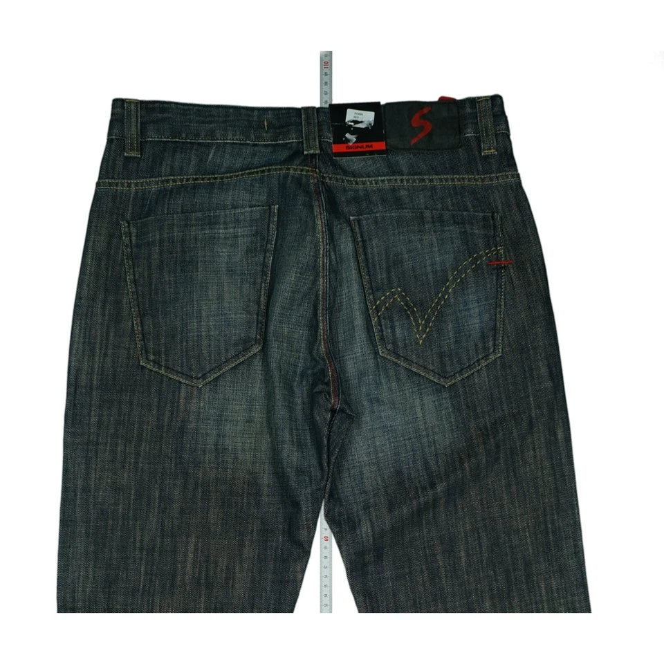 Signum Robin Мужские джинсы регулярный премиум 34/34 W34 L34 б/у темно-синий новый. - Изображение 4 из 4