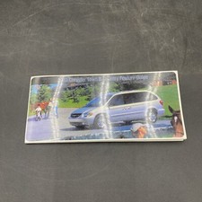 2003 Chrysler Town and Country Features Guide Manual, Plastic and Foldout 