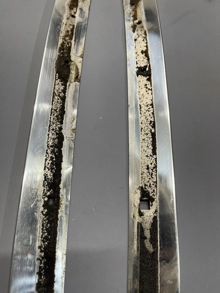 Chevy Impala BelAir 1965-1968 moldura de pilar Buick Electra riel de goteo resistente al clima Foto 4 de 4