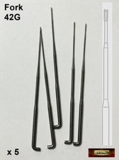 M00862x5 MOREZMORE 5 Felting Needles 42G EXTRA FINE FORK for Rooting Dry Felting