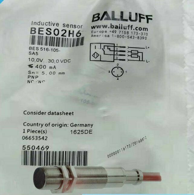 Sensore Di Prossimità BALLUFF BES516-105-SA5 | BES02H6 Nuovo Di Zecca - Foto 2
