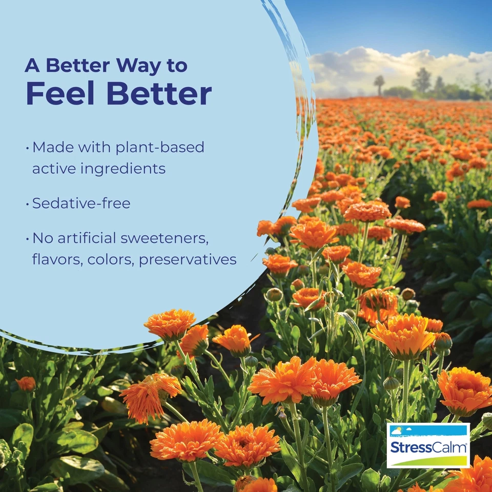 Suplemento nutricional Boiron StressCalm 60 cápsulas naturales para aliviar el estrés Foto 4 de 4