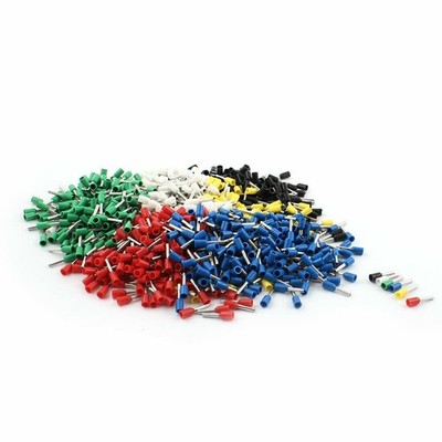 960 x E1008 Colorful Insulated Tube Terminal Connector for 18AWG Wire  #zc