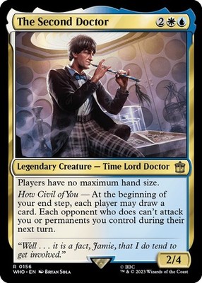 The Second Doctor (156) ( NM) Universes Beyond: Doctor Who MTG WHO