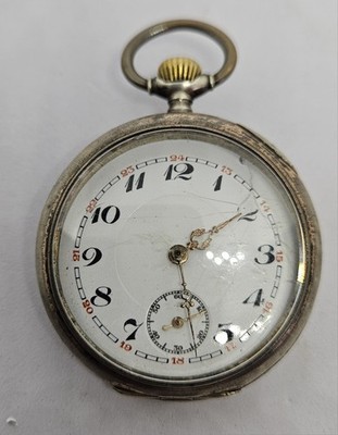 REMONTOIR CYLINDRE 10 Rubis 800 Silv Pocket Watch | eBay