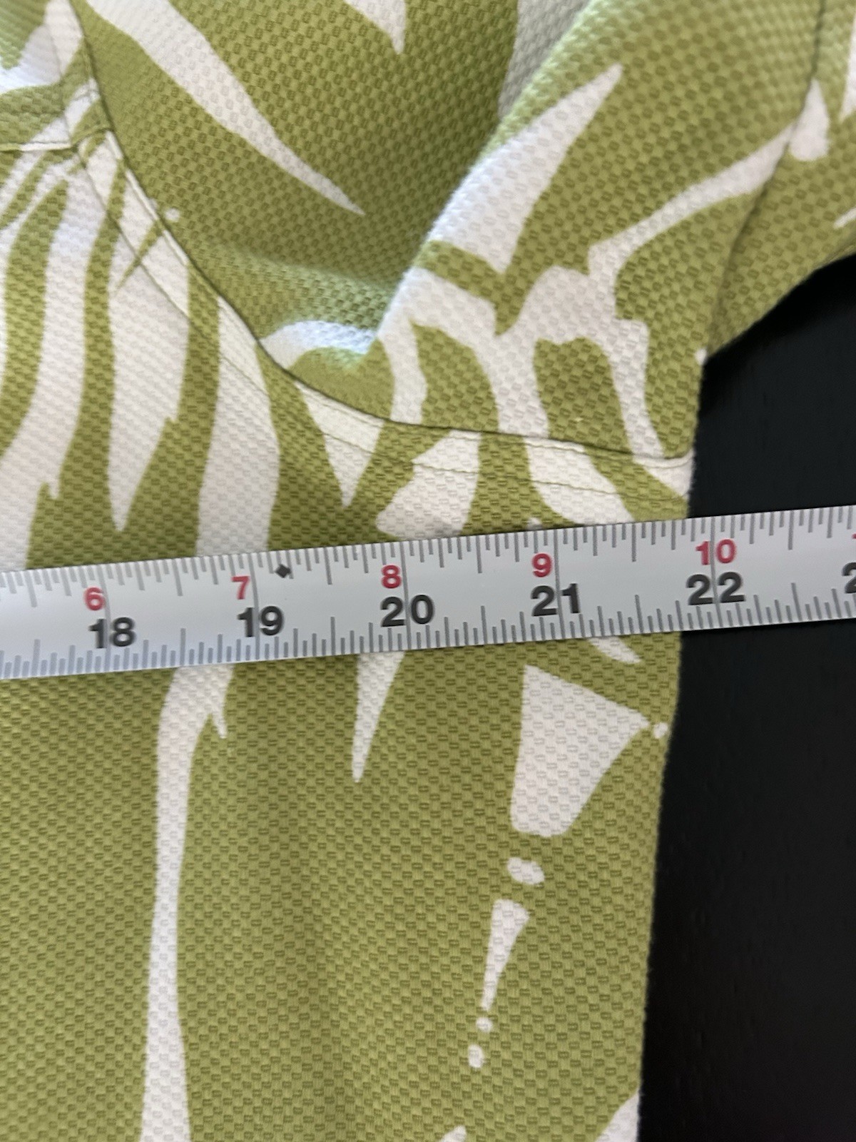 Ruby Rd Jacket 12 Green & White Texture Front But… - image 9