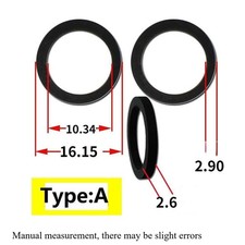 1PC For Sharp Gf6060 Tape Recorder Rubber Ring Small Rubber Ring 16.2 10.34 3mm