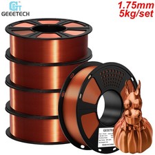 5kg GEEETECH Silk PLA Filament 1,75mm 1kg Kupfer 3D Drucker Filament Seidenoptik