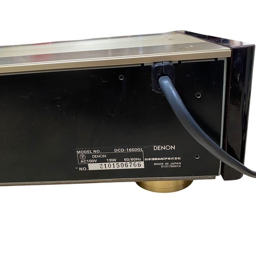 Denon DCD-1650GL CD-Player Audio Stereo Gold AC100V Trödel - Bild 7 von 9