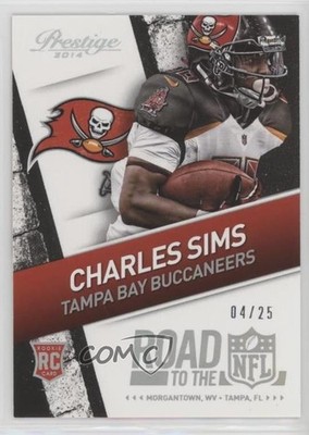 2014 Prestige Road to the NFL Holo Silver 4/25 Charles Sims #21 Rookie RC 0nr3