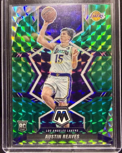 Austin Reaves [Green] #241 2021 Panini Mosaic card