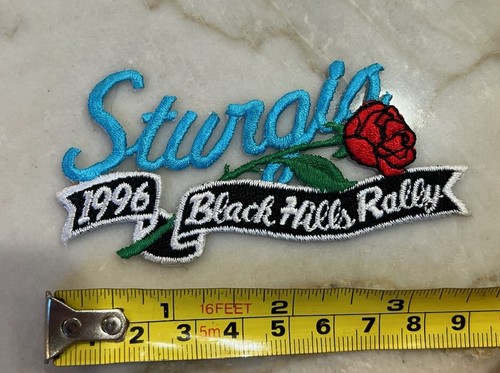 Vintage 1996 Sturgis Black Hills Rally Motorcycle Biker South Dakota Patch 3.5”
