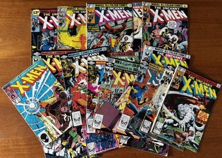 UNCANNY X MEN Marvel Comics Bronze Age Key Issue Lot 125 129 132 134 135 137 221