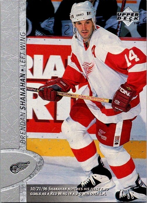Brendan Shanahan - 1996-97 Upper Deck - # 252 - Red Wings