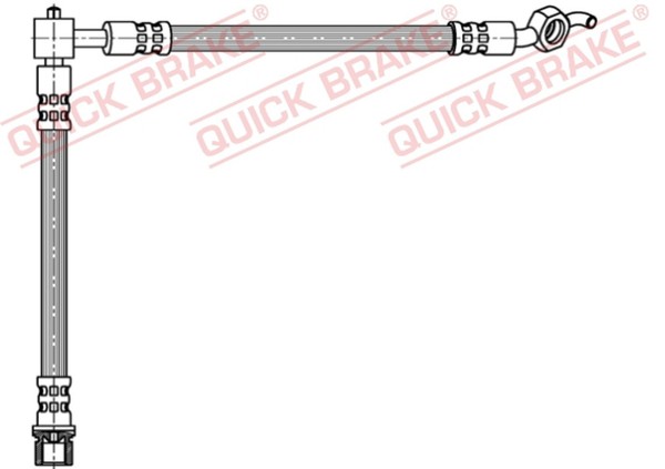 Quick Brake Bremsschlauch 58.814 M10X1 FüR Toyota Yaris Verso VAN SCP10_ SCP10R-image