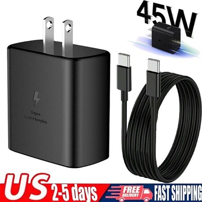 For Google Pixel 10A 7 8 9/10 Pro XL 45W Super Fast Charging Type C Wall Charger