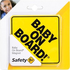 Safety 1st Baby On Board Car Magnet Sign 4x4 Safety Decal