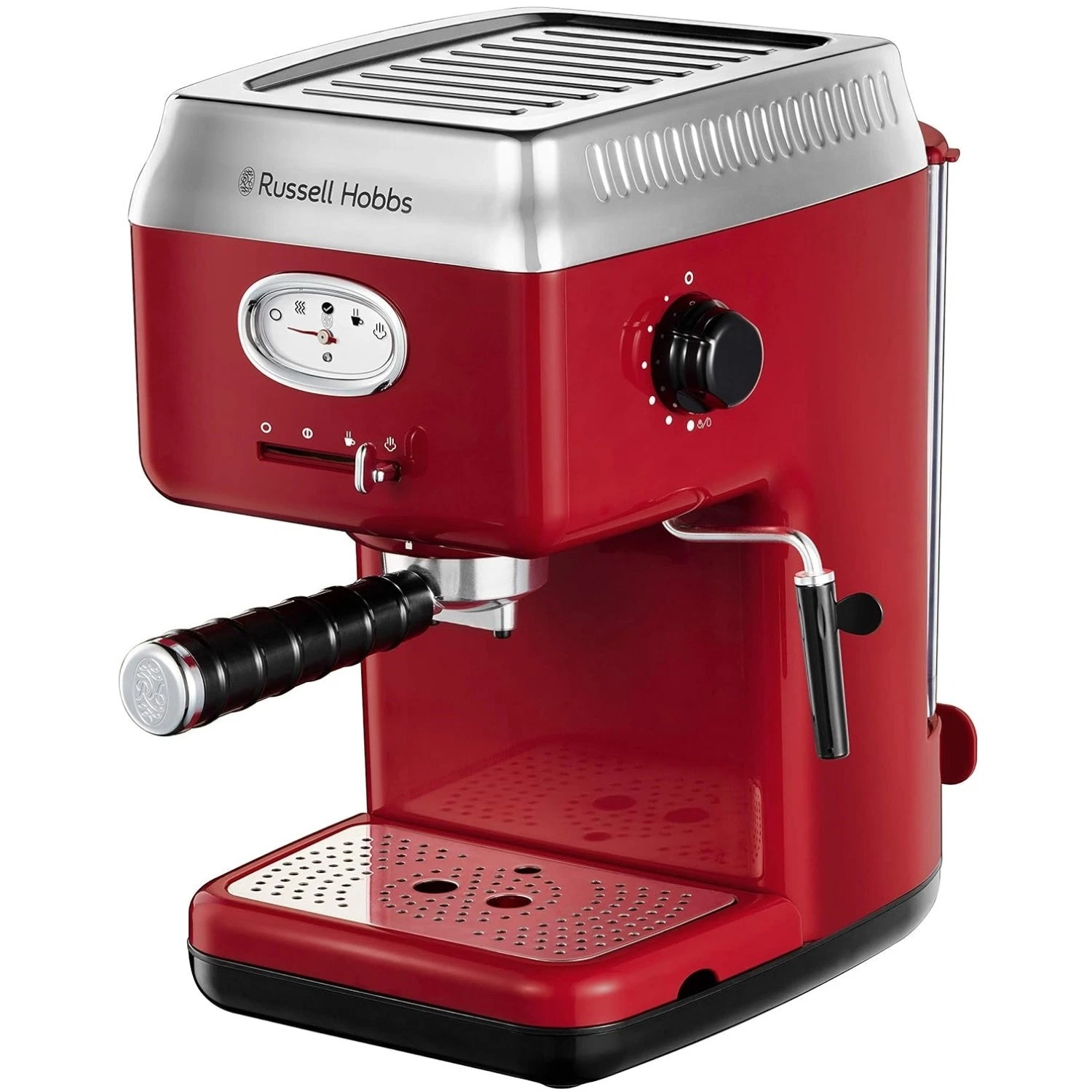 Russell Hobbs Retro Espresso Machine Russell Hobbs Retro Espresso Machine with Steam Wand