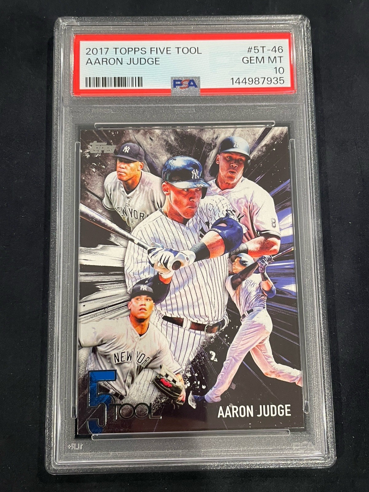Aaron JUDGE 2017 Topps FIVE TOOL #5T-46 Rookie Card NEW PSA 10 Gem Yankees RC