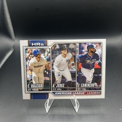 2026 Topps Series 1 HR  Aaron Judge, Cal Raleigh, Junior Caminero #38