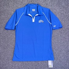 Under Armour Tobacco Road Golf Polo Women Small Heatgear Catalyst Blue White New