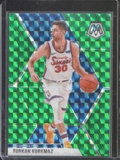 2019-20 Mosaic - Furkan Korkmaz #199 Green Prizm - Philadelphia 76ers
