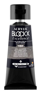 Blockx 3x Acryl EF Gelblichgrau S1 75 ml 71152BXC