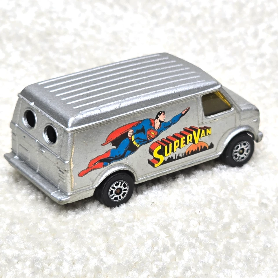 1978 Superman Supervan Corgi Juniors U.S. Van Comic DC Marvel Chevy VTG - Image 4 of 4