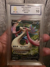 Pokémon TCG  SWSH Rebel Clash Milotic V Full Art 179/192 Majesty Grading MCG 10