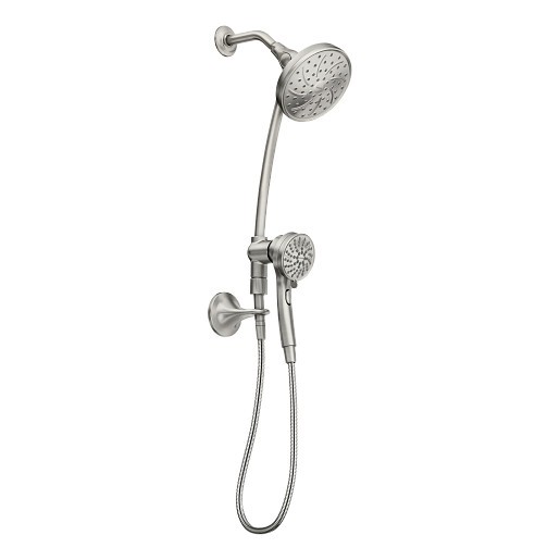 Moen 28586SRN Attract Magnetix 6-Spray Shower Head & Handsho