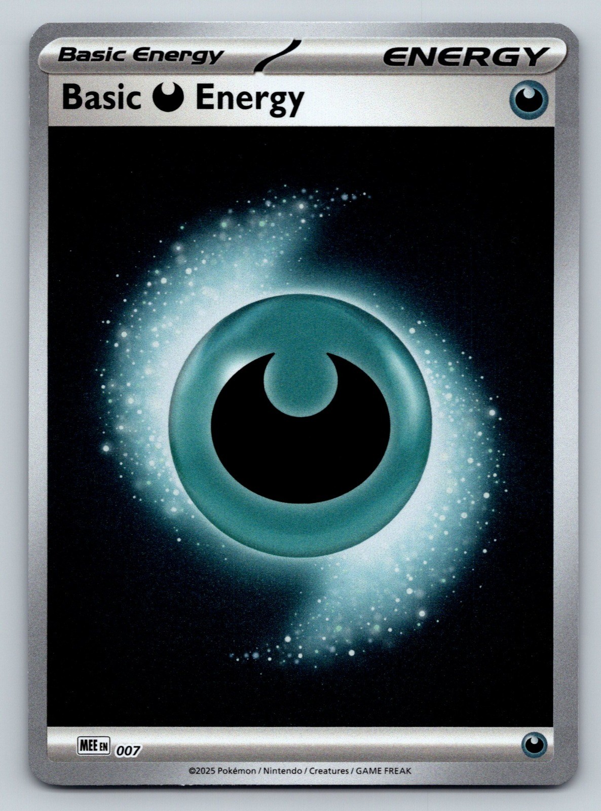 Basic Darkness Energy - 007 Reverse Holo Common MEE: Mega Evolution Energies 7 N