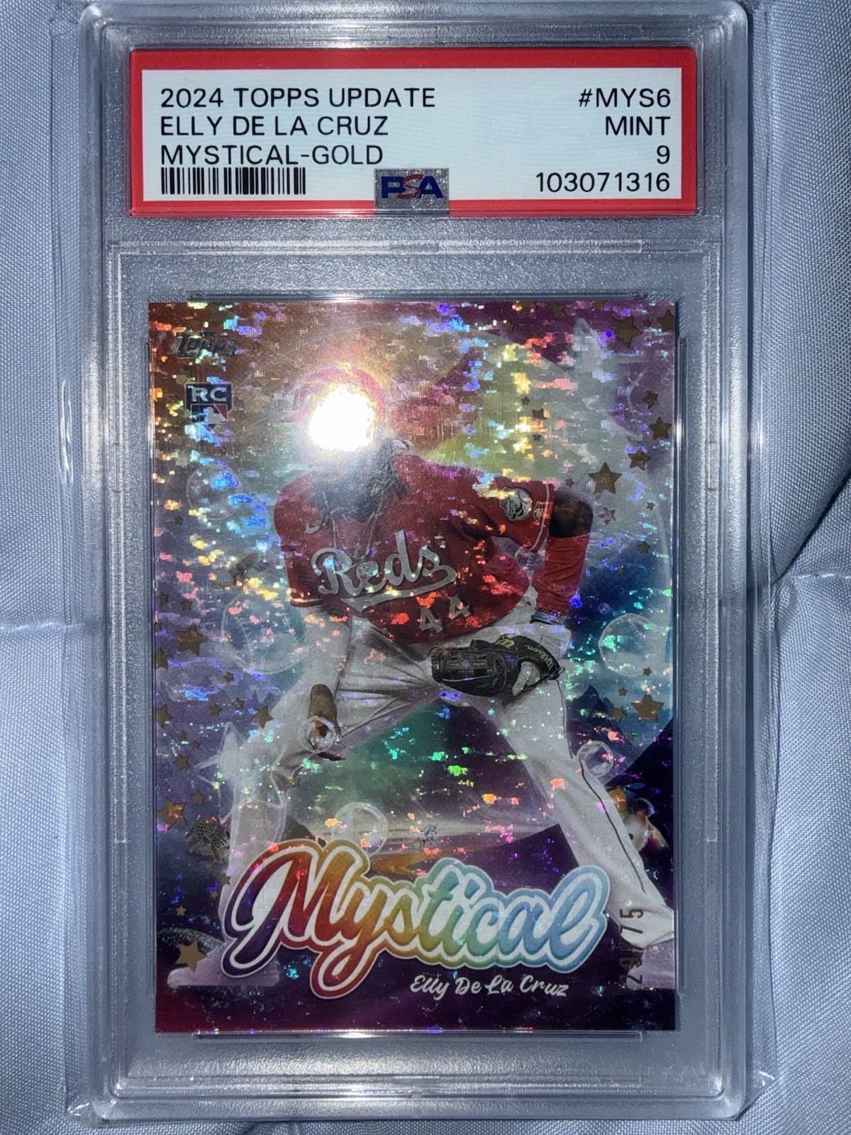 2024 Topps Update Series - Mystical Elly De La Cruz #MYS-6 Gold /75 (RC)