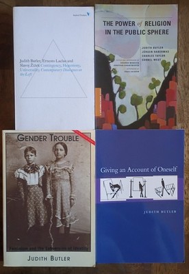 Judith Butler Book Lot Gender Trouble Giving An Account Of Oneself Etc.