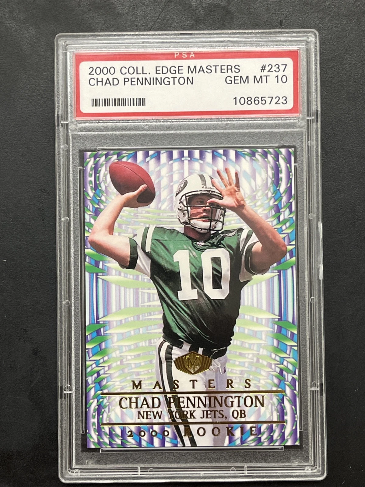 Chad Pennington trading card