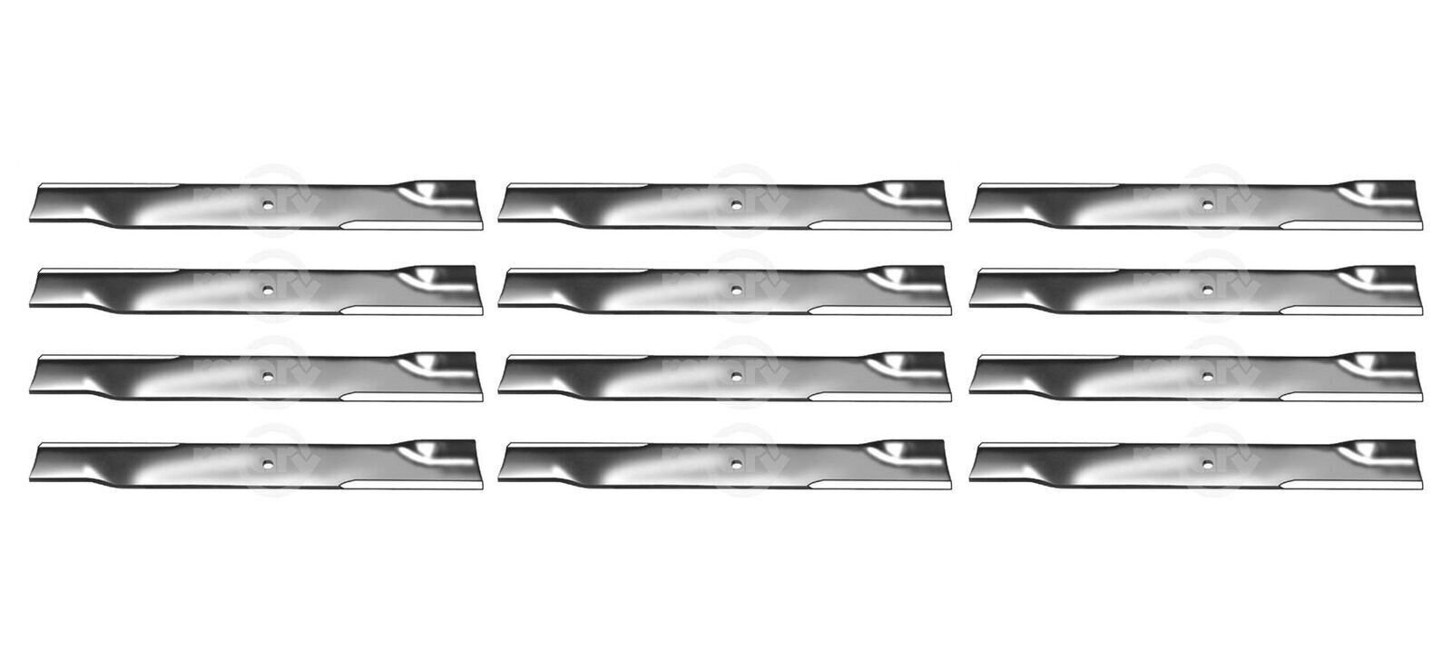 12 Pack High-Lift Lawn Mower Blades Compatible with Hustler 603995 783753 795526