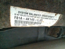 (LOCAL PICKUP ONLY) Rear Drive Shaft 156" Wb Automatic 4WD Fits 01-02 FORD F250S