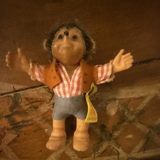 Steiff Mecki Hedgehog Doll Small 7627/12 Stuffed Animal with Tag and Button