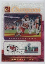 2023 Panini Clearly Donruss Champions Holo Gold 7/10 Isiah Pacheco #3 s5j