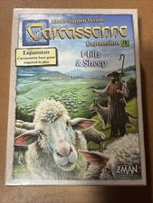 Hills & Sheep  Carcassonne Expansion #9 Board Game Z-Man Games Free Shipping